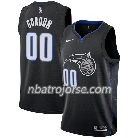 Män Orlando Magic Tröja Aaron Gordon 00 2018-19 Nike City Edition Svart Swingman Män Orlando Magic Tröja Aaron Gordon 00 2018-19 Nike City Edition Svart Swingman